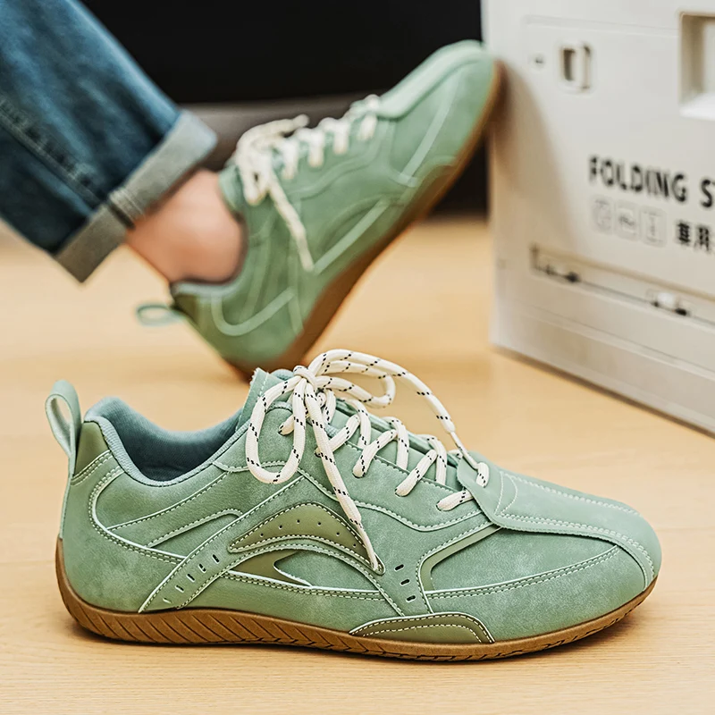 

Shoes for Men Training Shoes German Style Lightweight Breathable Sneakers Vulcanized Shoes Retro Casual Gym Walking Men Sneakers