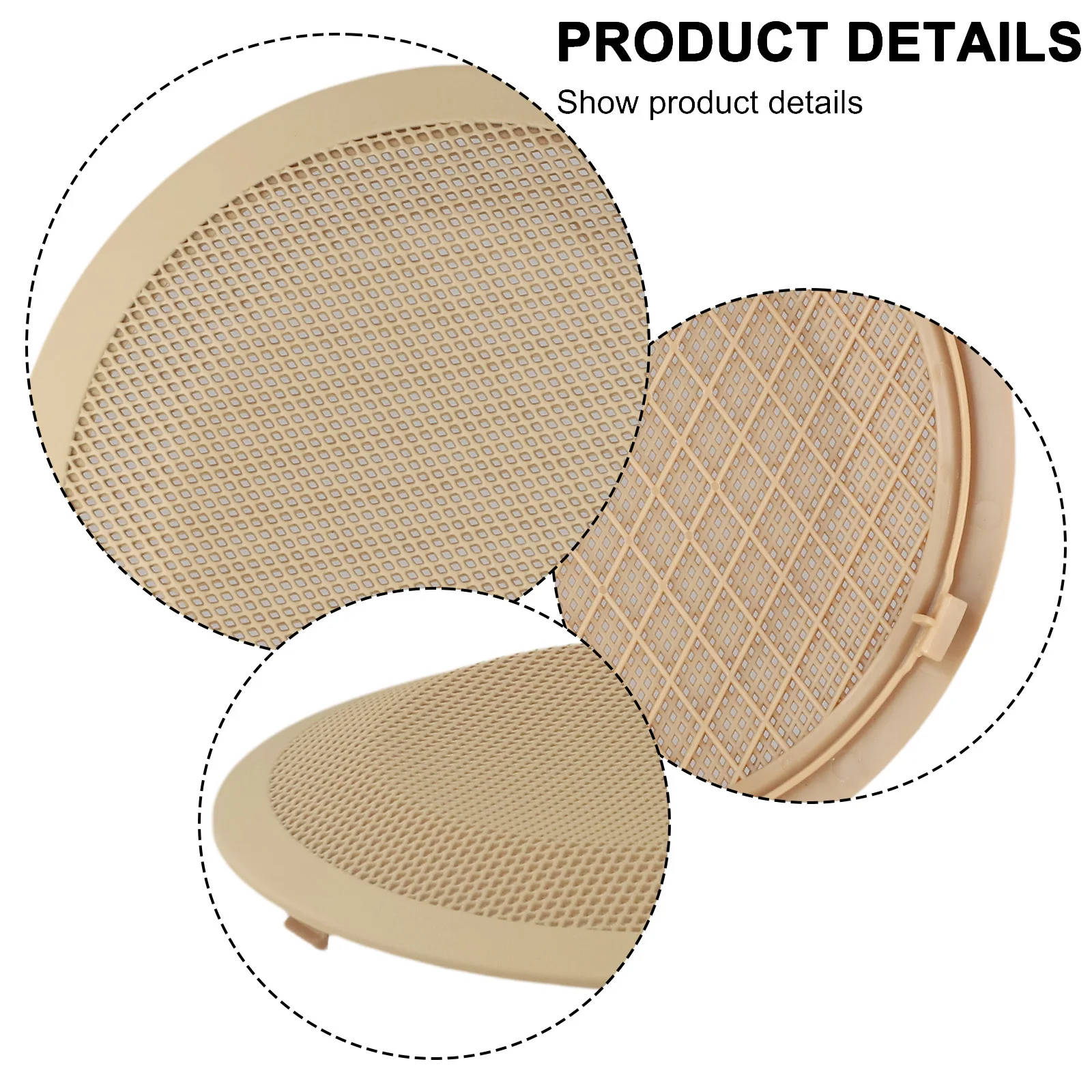 Upgrade Your Interior Loudspeaker Covers Designed to Match the Elegance of Your For BMW For X1 3 Series in Chic Beige