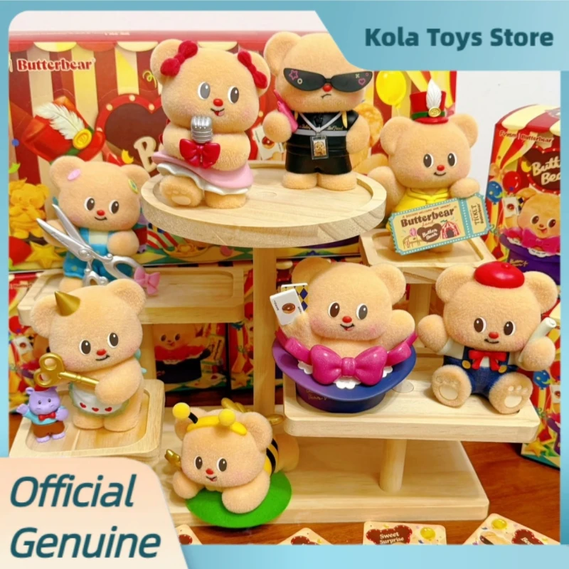 

Genuine Butter Bear Top Team Series Blind Box Trendy Toy Figurines Plush Doll Ornaments Collection Mystery Box Toy Kids Gift