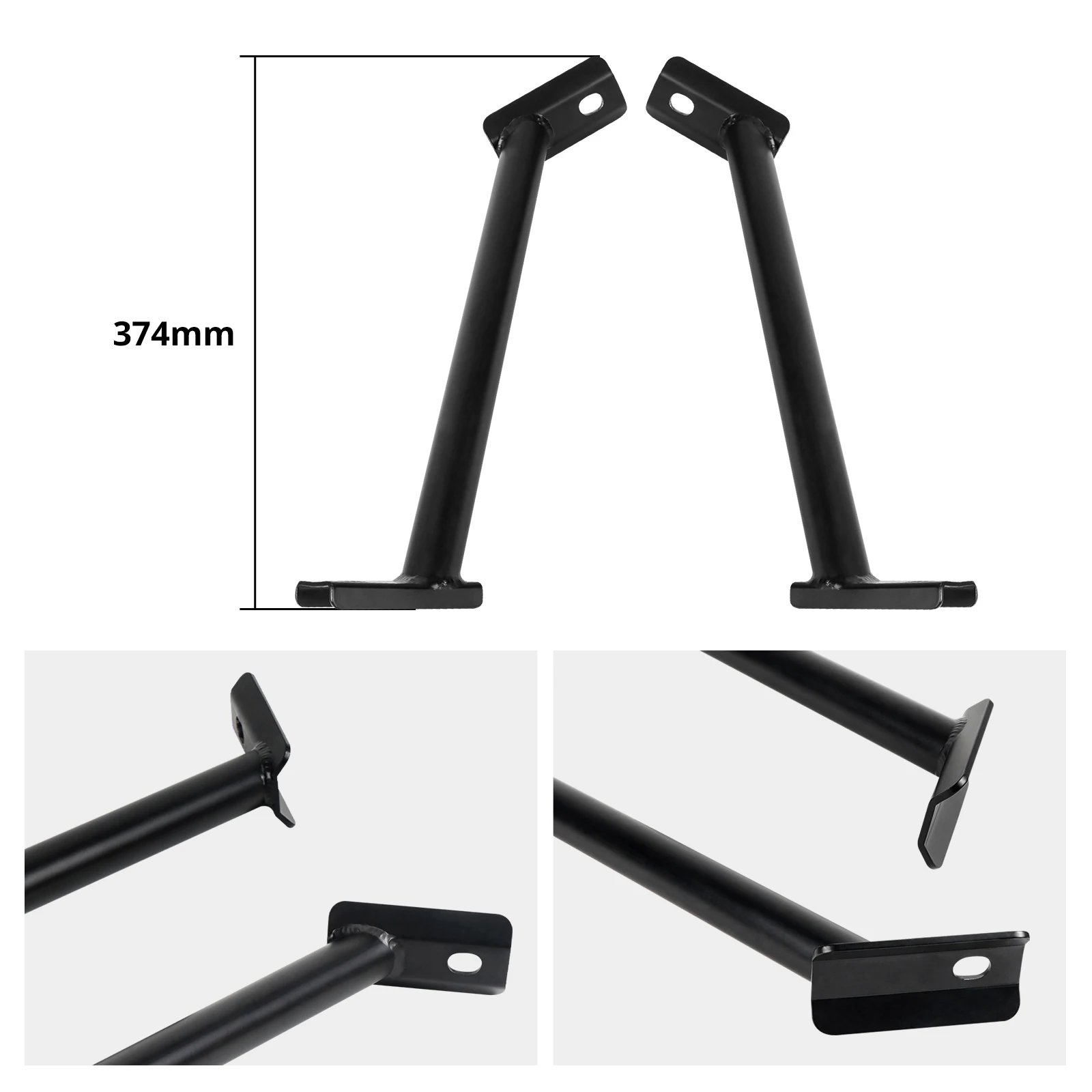 NICECNC Rear Luggage Rack Cargo Support Kit For Can Am Maverick X3 Max R 4x4 Turbo DPS 2018-2022 Steel UTV Accessories