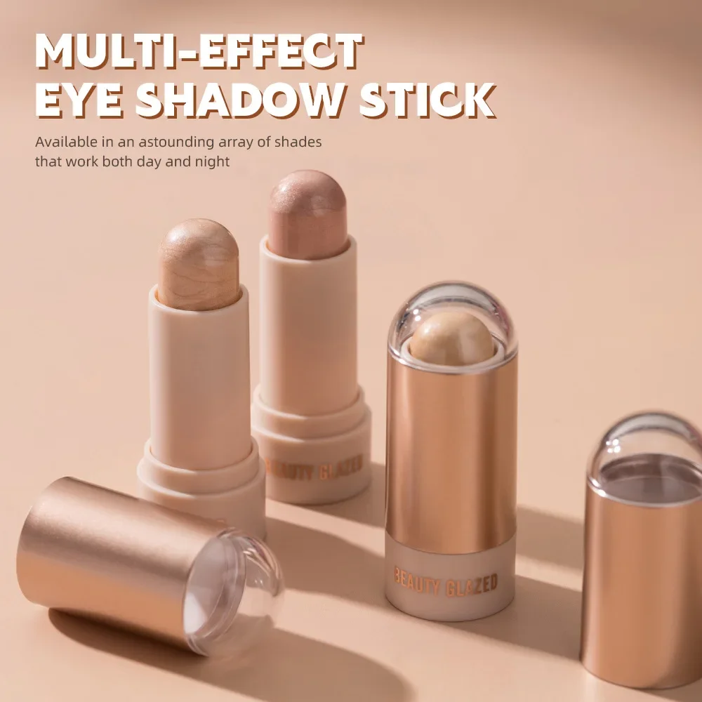 

BEAUTY GLAZED three-color highlighting stick, high-gloss, long-lasting repair, highlight, brighten and concealer