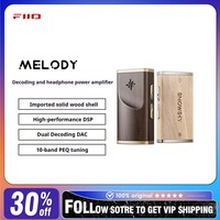 FiiO SnowSky Melody Hi-Res DAC and Headphone Amplifier Type-c USB SPV5048 PCM 384khZ/DSD256 3.5/4.4mm Output Power Amplifier