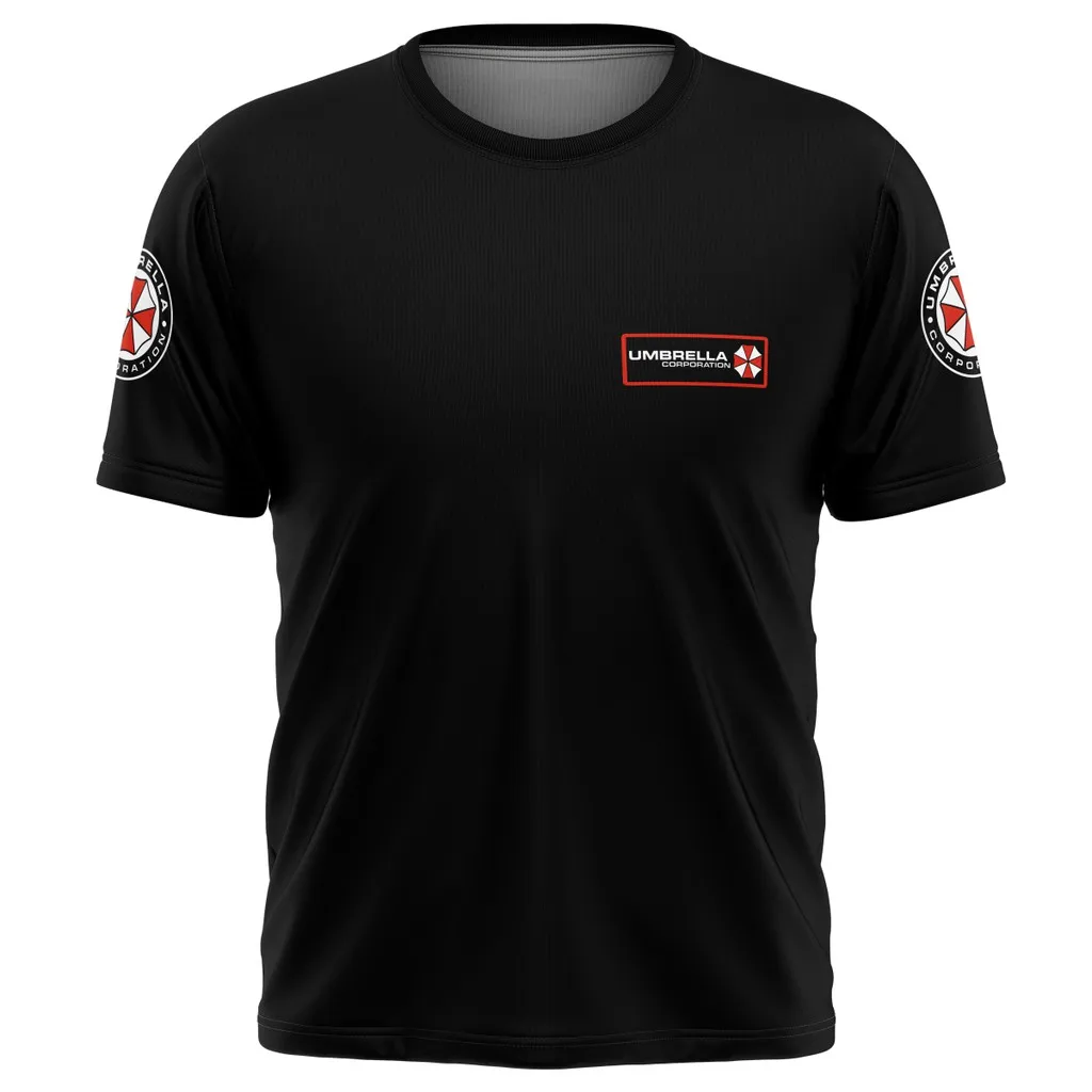 Resident Evil Umbrella Corporation 3D printed T-shirt shirt logo street retro short sleeved top suitable for both men and women