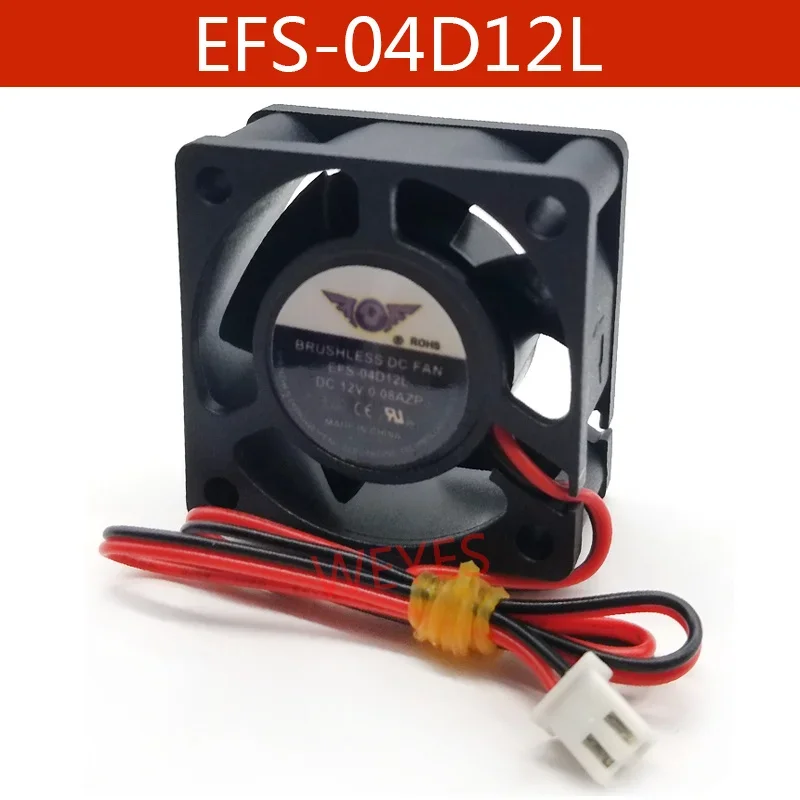 

4CM Cooling Fan EFS-04D12L DC12V 0.08A 2Pins 40*40*20MM Square Cooler