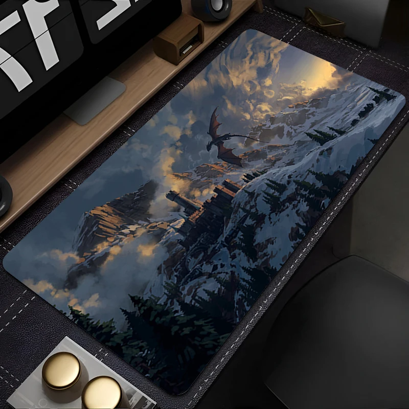 

Mousepad Dark Castle Computer New Mouse Pads Keyboard Pad Mouse Mat Gamer Soft Office PC Carpet Table Mat Classic Desktop Mat