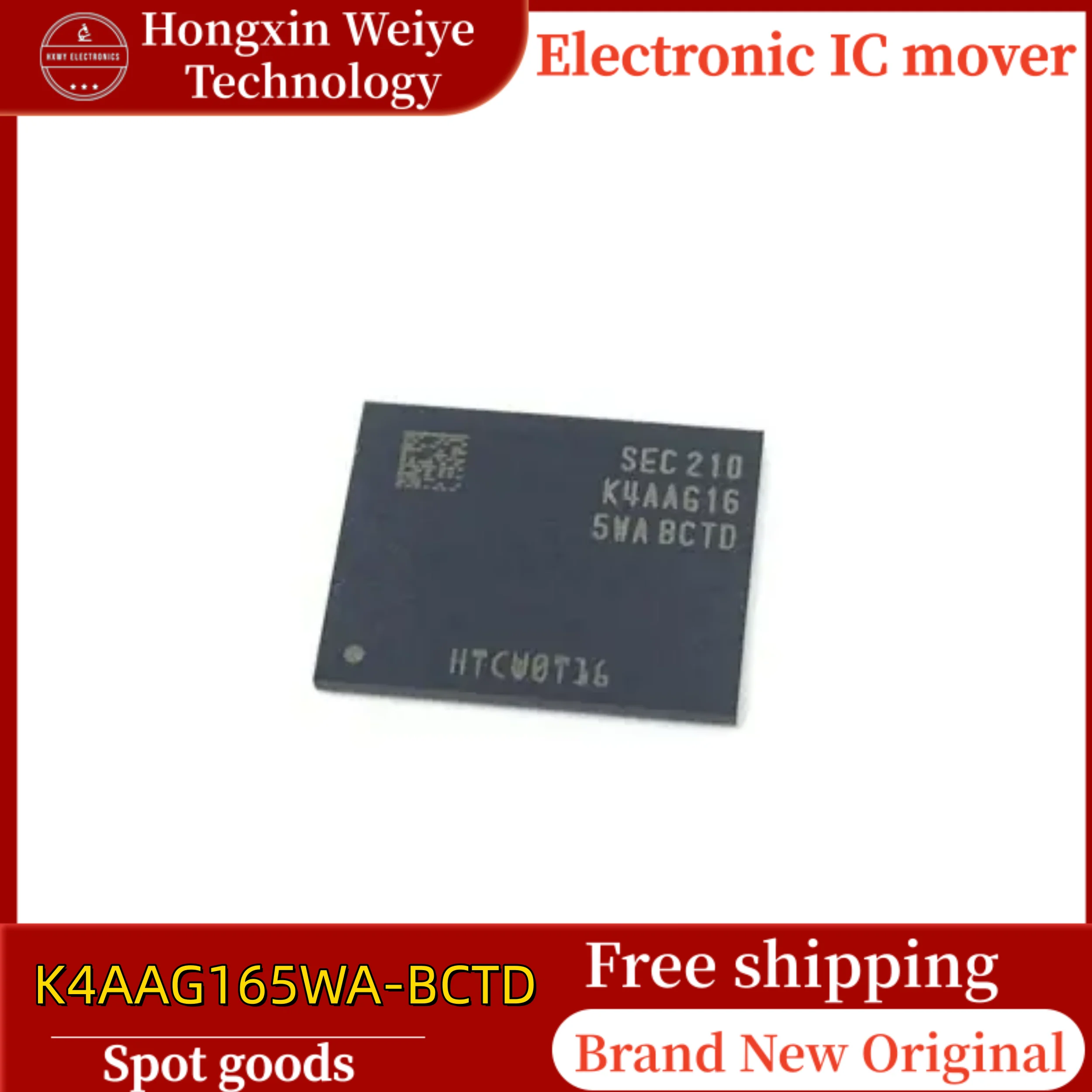 

2/10 PCS K4AAG165WA-BCTD FBGA-96 DDR 1.2V 1.6GHz Memory IC Brand New In Stock Free Shipping