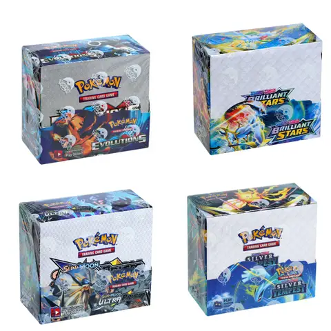 Pokemon Trading Card GameCards Evoluzioni Prismatiche Scarlet Violet 151 SUN MOON Pokémon Inglese Booster Battaglia Transaction Regali