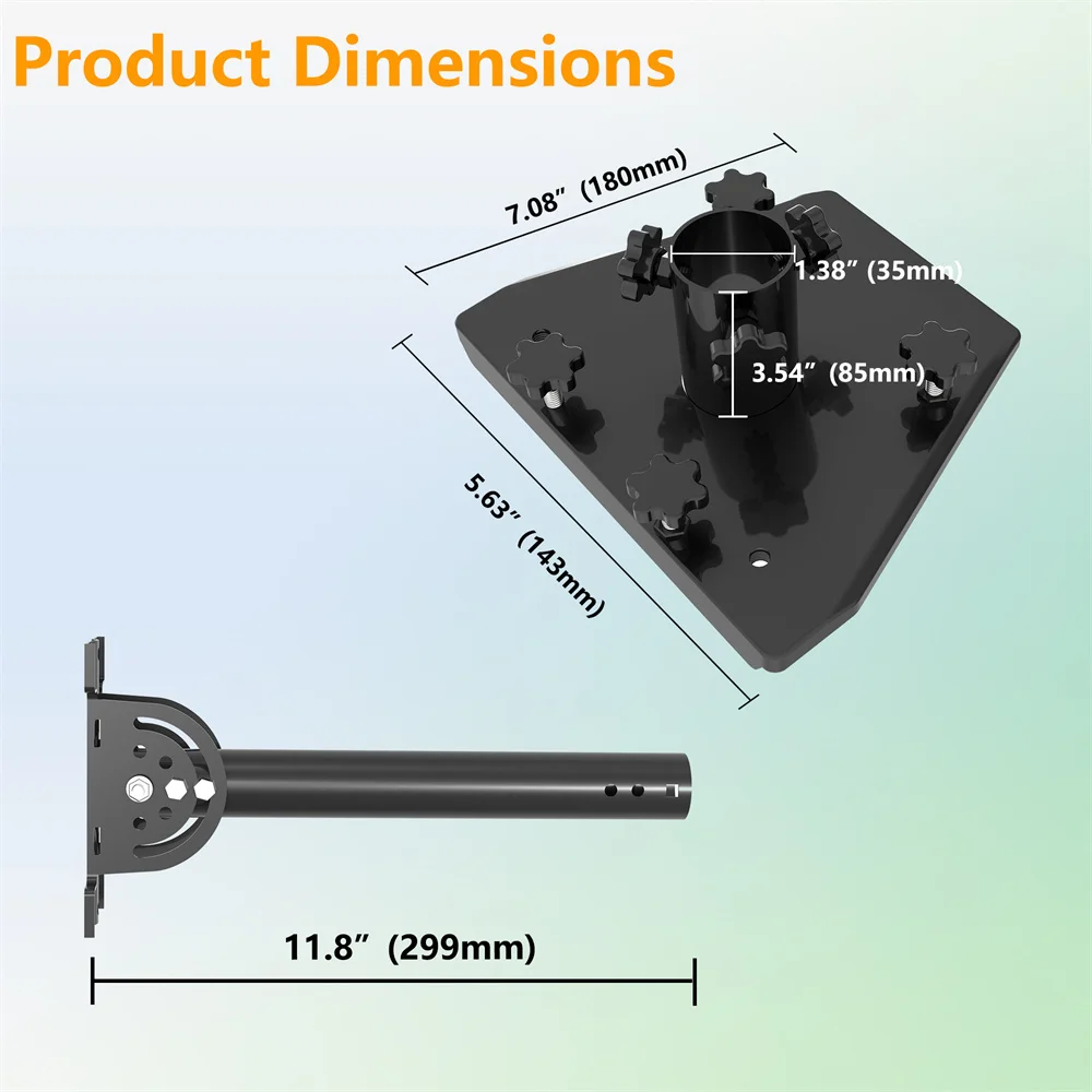 Starlink Gen 3 Wall Mounting Kit Roof installation Connector Mounting Kits for Starlink Standard Accessories Gen3 V3 Mount