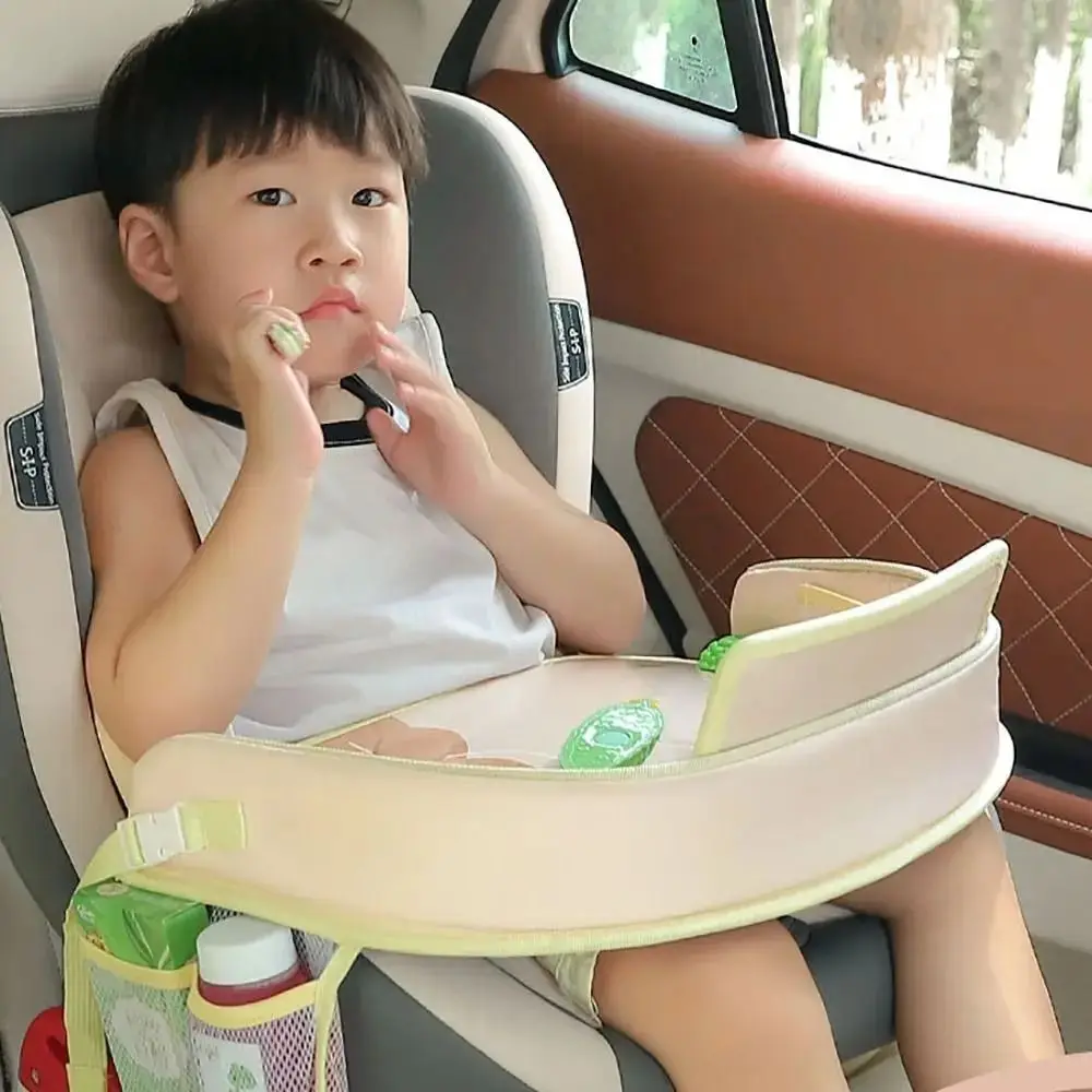 Multifunction Cartoon Baby Car Seat Tray Bear Rabbit Holder Desk Snack Tray Dining Tray Car Tray Table Car Dining Plate
