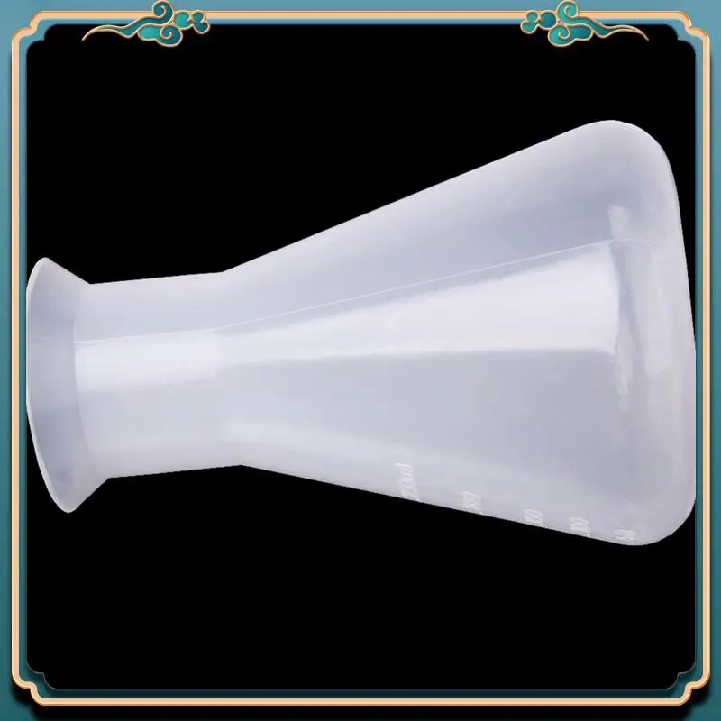 ABJG-3X プラスチック透明実験室化学三角フラスココンテナボトル - 250 ml