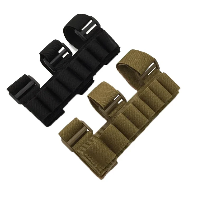 Hunting Ammo Carrier Molle Shell Pouch Shotgun Bullet Holder Rifle Cartridge 8 Round EDC Tactical Removable Arm Bullet Bag