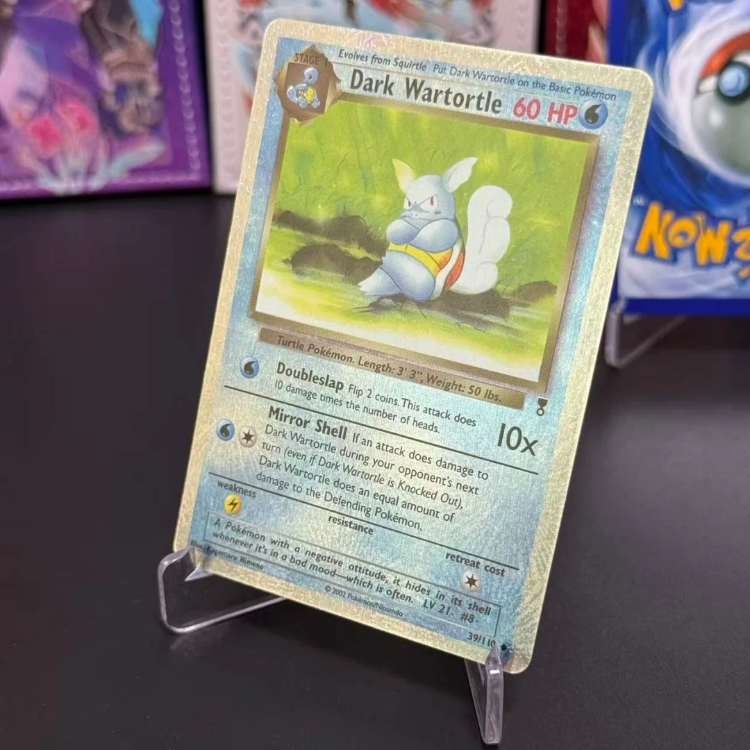 TCG English Dark Wartortle Collection Cards #039 2002 Legendary Collection Reverse Holo Foil Cards Diy Proxy