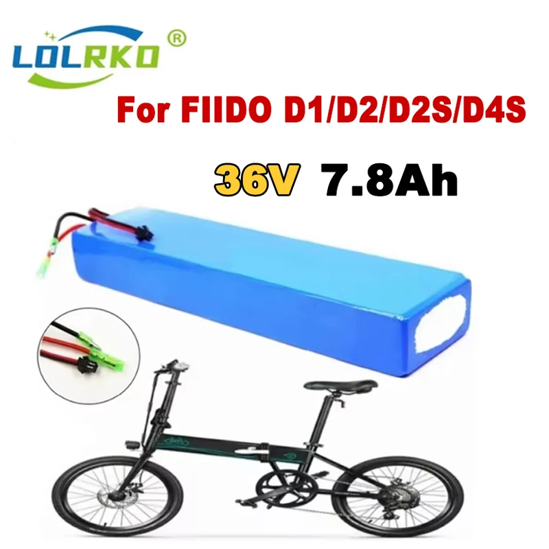 NEUER 36V 10,5Ah 7,8Ah 18650 10S3P Li-Ionen-Akku für FIIDO D1/D2/D2S/D4S Faltbares Moped City-Bike Batterie