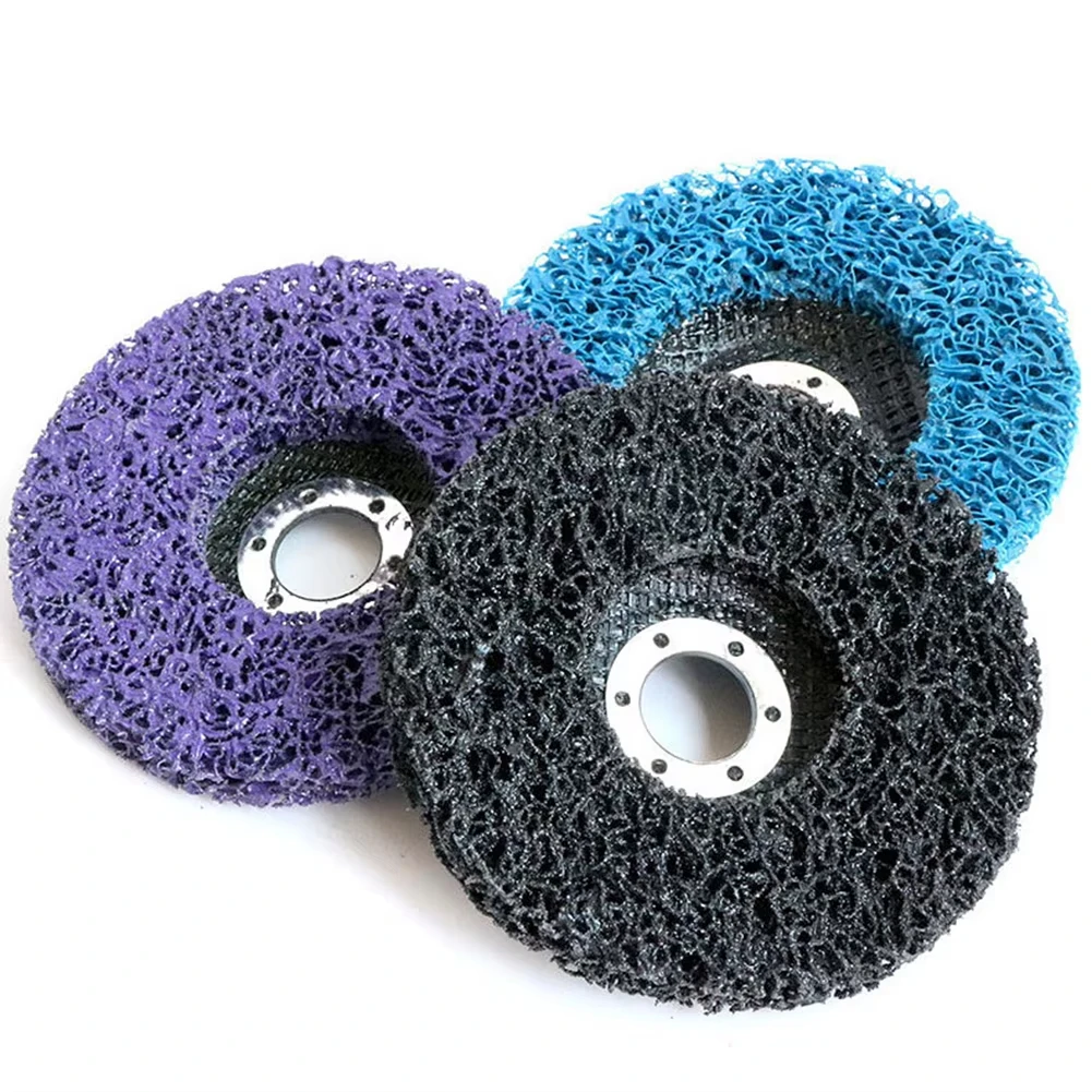 1PCS 125mm Coral Disc Poly Strip Disc Diamond Grinding Wheel Flap Disc for Angle Grinder Paint Rust Removal Clean Abrasive