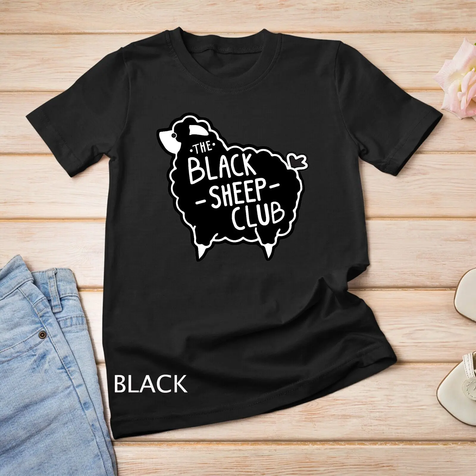 The Black Sheep Club Squad Funny Sarcastic Tee T-Shirt Unisex T-shirt