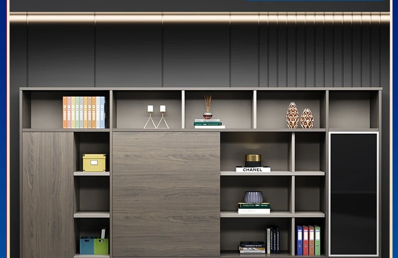 File Cabinet Office Storage Cabinet Wooden Simple Modern Furniture Locked Office Cabinet Locker