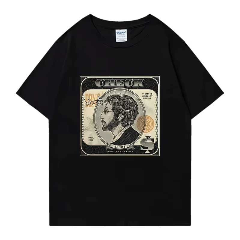 New in Hot Sale Bbno$ Check Fans Tour 2025 T Shirts Men Women Y2k Funny Vintage Short Sleeve T-shirt Unisex 100% Cotton Clothing