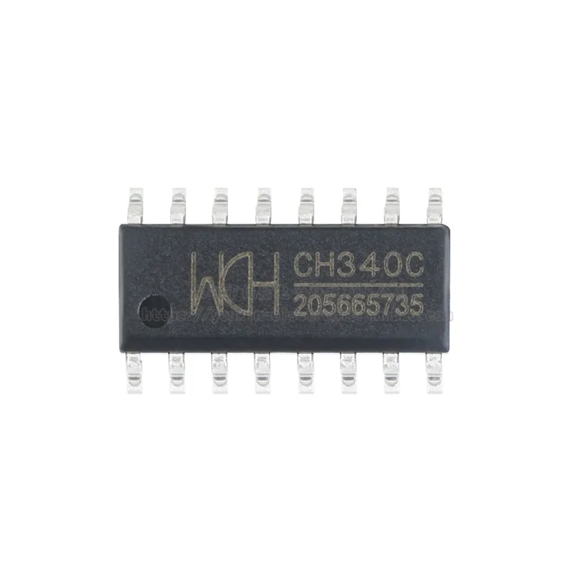10PCS Original CH340C SOP-8 USB To UART Serial Communication IC