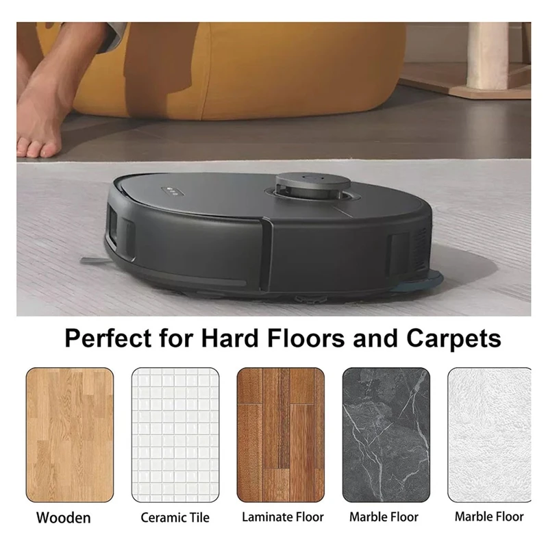 掃除機用スペアパーツ,メインサイドブラシ,モップクロス用フィルター,ダストバッグ用アクセサリー,eufy x10,x10 pro,omniと互換性があります