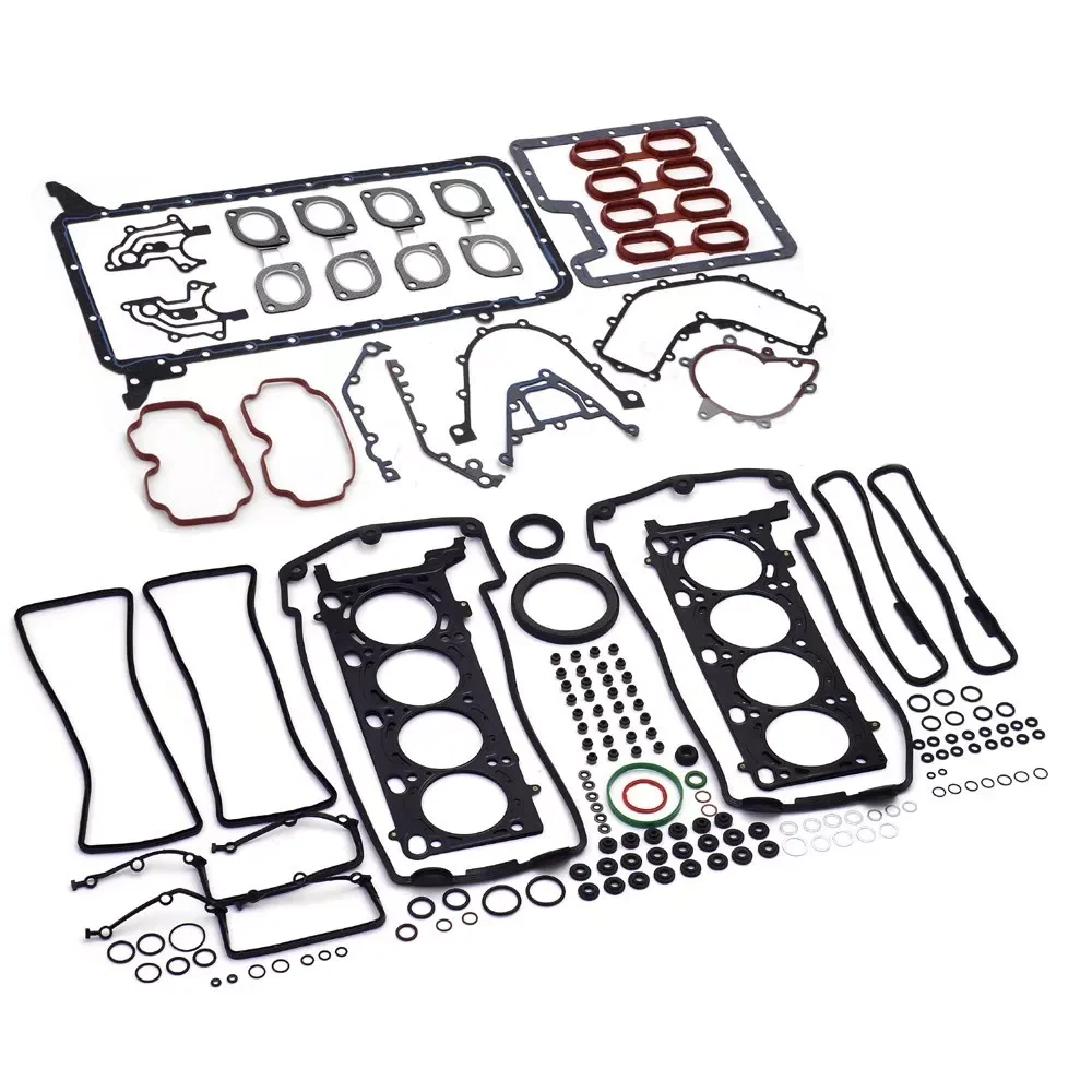 AUTO Rebuild Engine Seals Gaskets Kit For Land Rover BMW Range Rover 5 7 8 X5 4.4L V8 GAS DOHC M62B44 1996-2005