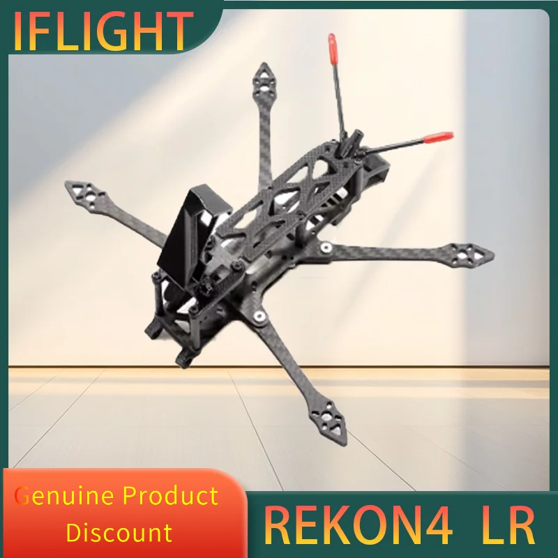 

HGLRC Rekon4 182mm 3K Carbon Fiber 4inch Mini Long Range Frame Kits 3mm Arm for RC FPV Racing Freestyle LR4 Drones DIY Parts