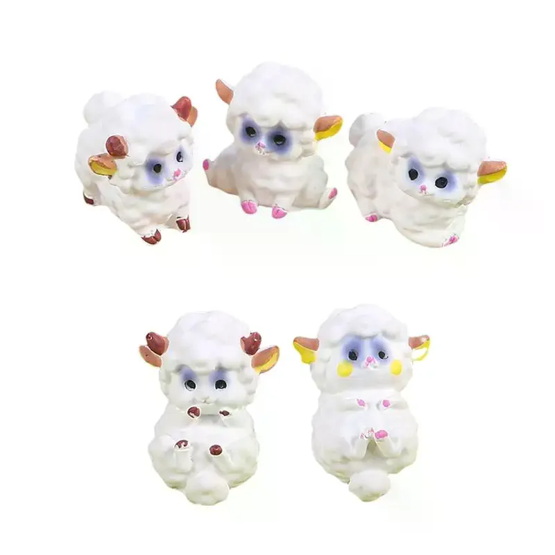 Cute Lamb Silicone Candle Mold Cartoon Sheep Epoxy Resin Crafts Plaster Animal Mould DIY Scented Candle Table Decor