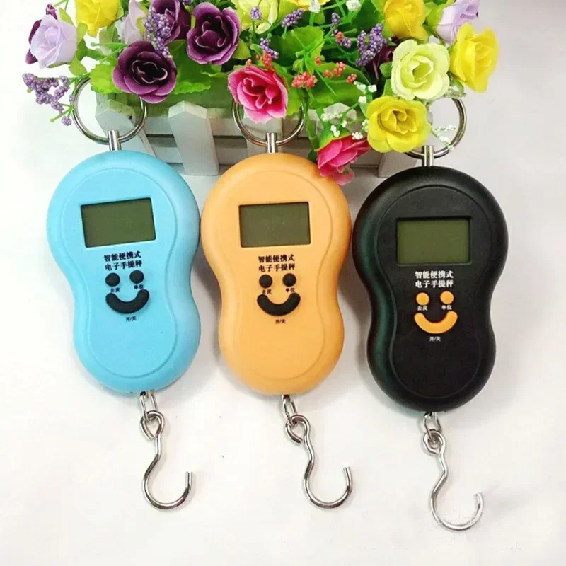 

50kg x 10g Fishing Luggage Travel Weighting Steelyard Hanging Electronic Hook Scale Kitchen Weight Tool Mini Digital Scale