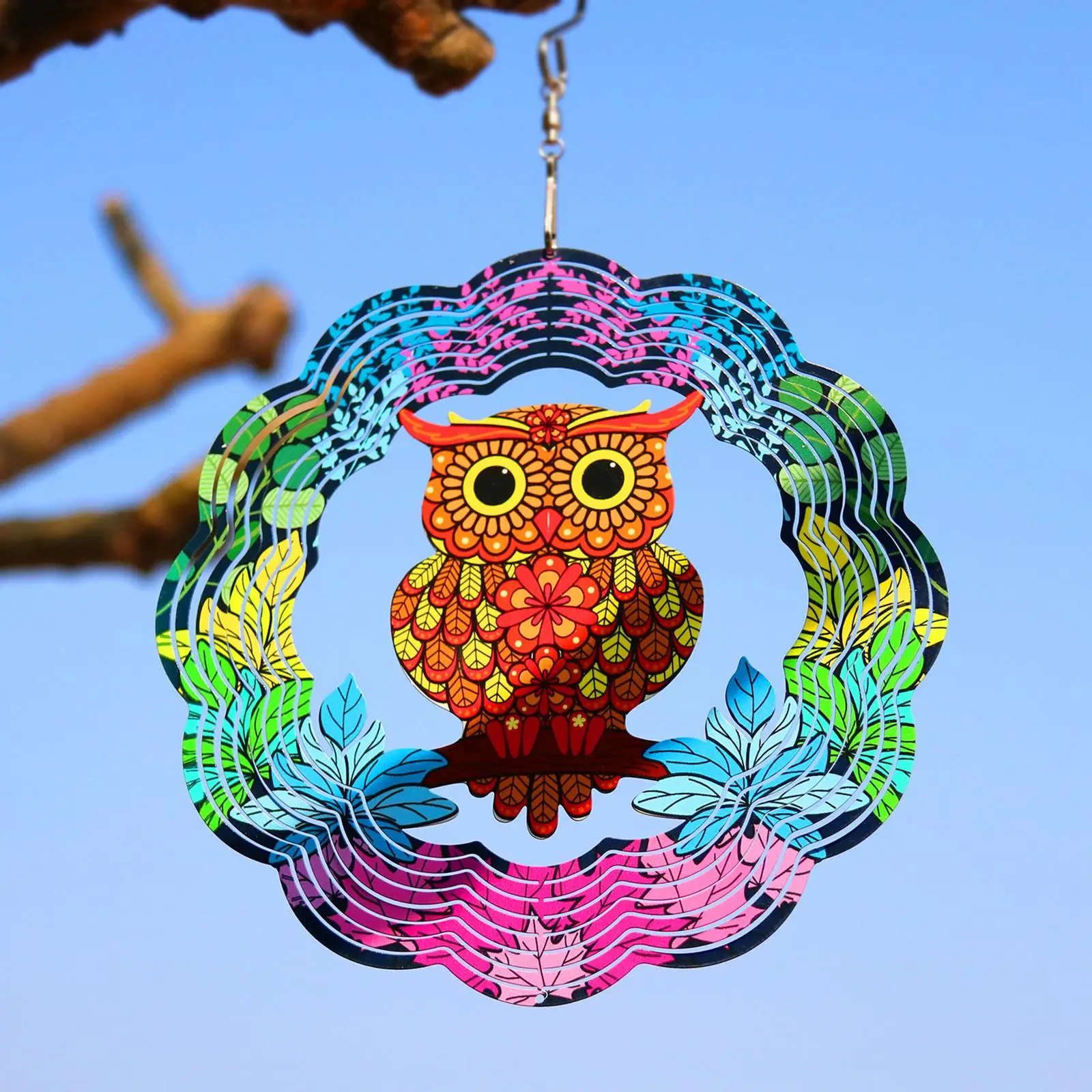 

Wind Spinner 3, стальные украшения, подарок, вращающийся патио и газон, украшения на заднем дворе