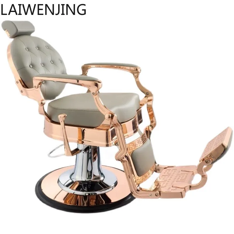 

HLZ high-end retro haircut chair hairdressing shop can put down special haircut chair