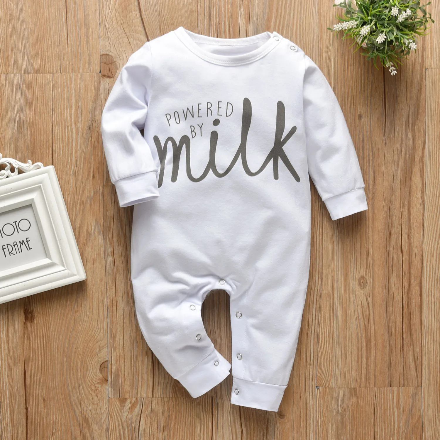 New Fashion Newborn Toddler Infant Baby Boys Romper Clothes Letters Printed Long Sleeve Jumpsuit Playsuit Clothing