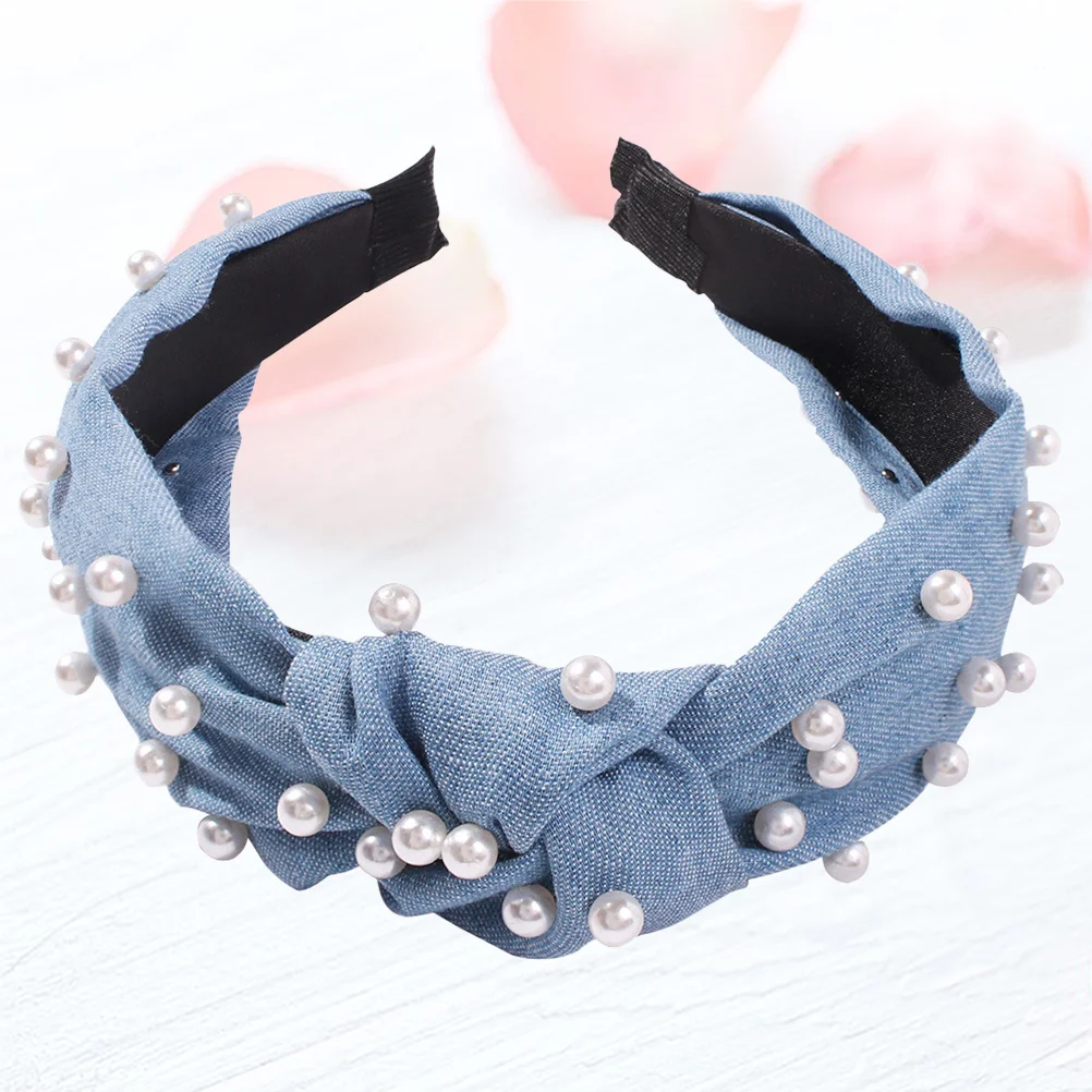 

1Pcs Stylish Pearl Headband Light Design Gorgeous Color Perfect Gift Female Friends Engagement Parties