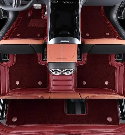 

Специальные автомобильные коврики на заказ для Toyota Land Cruiser 300 2025-2022, 7-местные двухслойные ковры высшего качества для LC300 2023