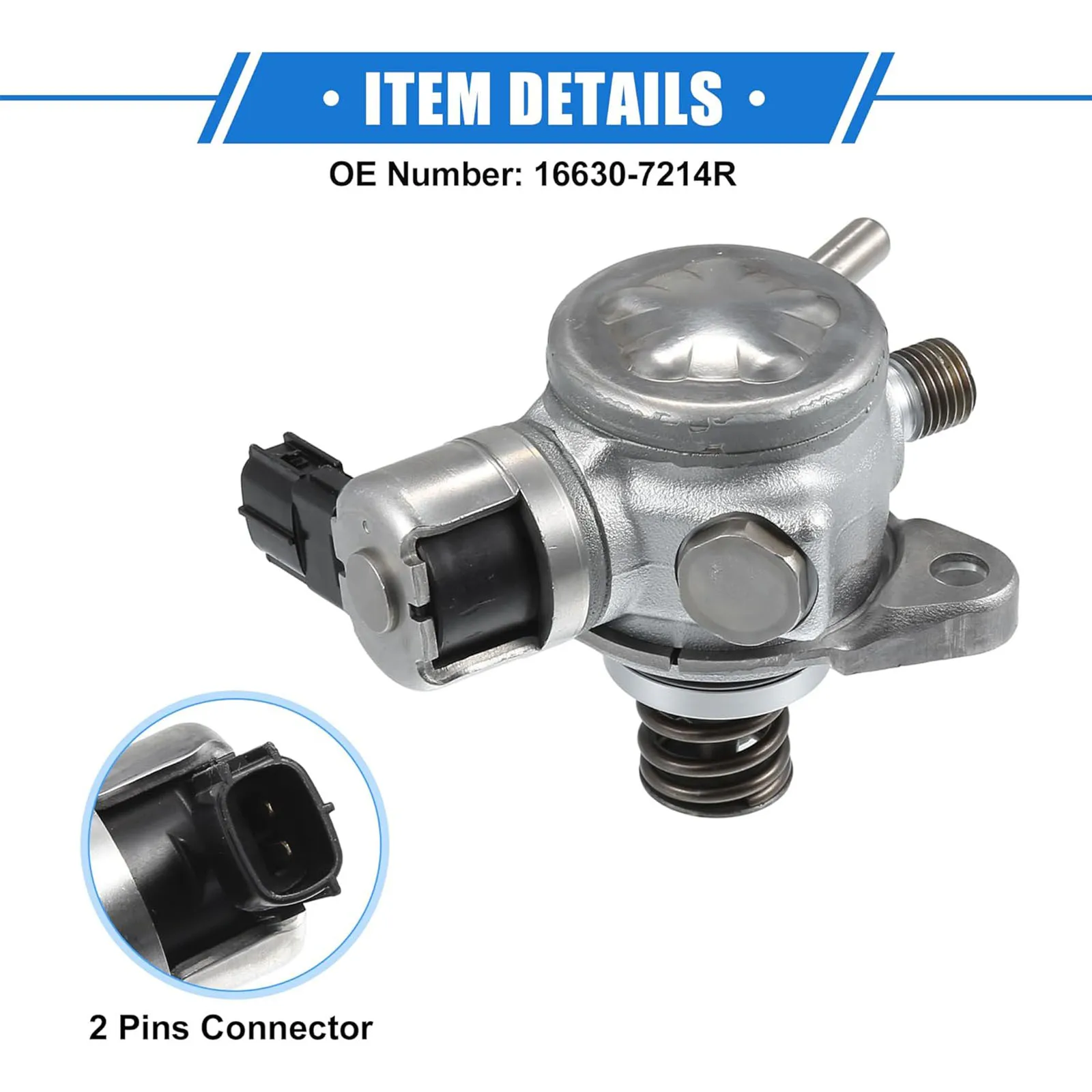 

Heater Fuel Pump for Qashqai 166304016R 166305283R Pressure Fuel Pump 16630-00Q0B 1663000Q0B 16630-7214R High Pressure Fuel Pump