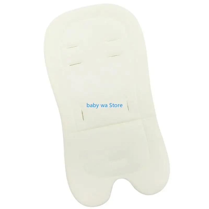 

Cotton Pushchair Liners Comfortable Kids Travel Pad Gentle Cotton Support Not Slip Cotton Padding for Baby Strollers 4XBD