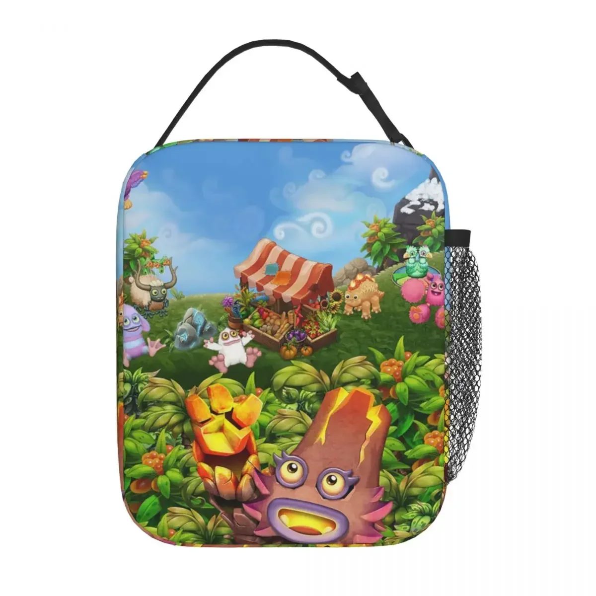 

My Singing Monsters Insulated Lunch Bag Cooler Meal Container Cartoon Game Portable Tote Lunch Box Food Bag School Travel