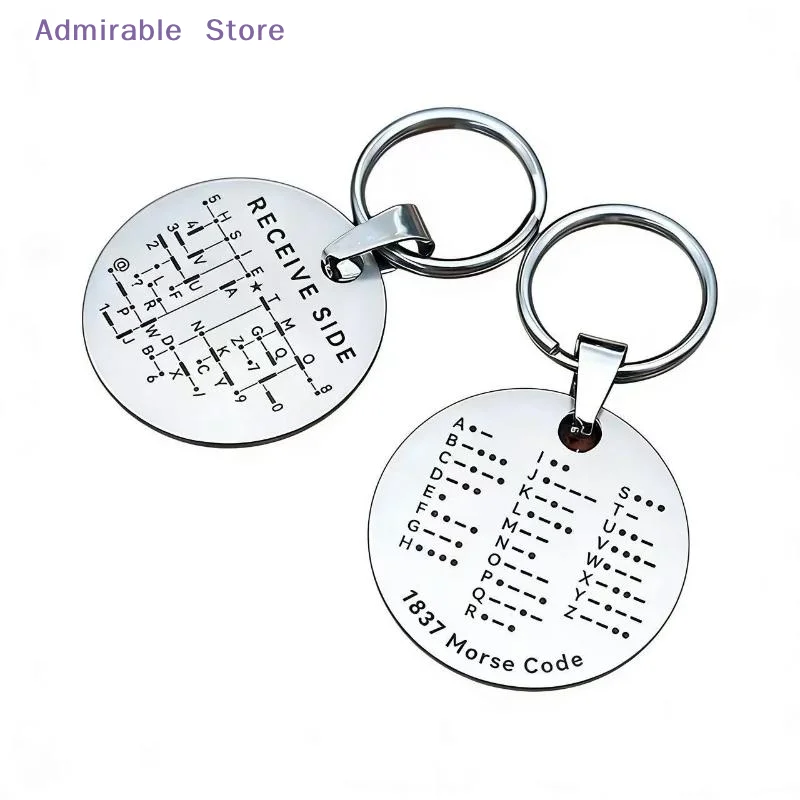 wCW Training Walkie-Talkie Keychain for Amateur Radio Enthusiasts Compact Portable Design