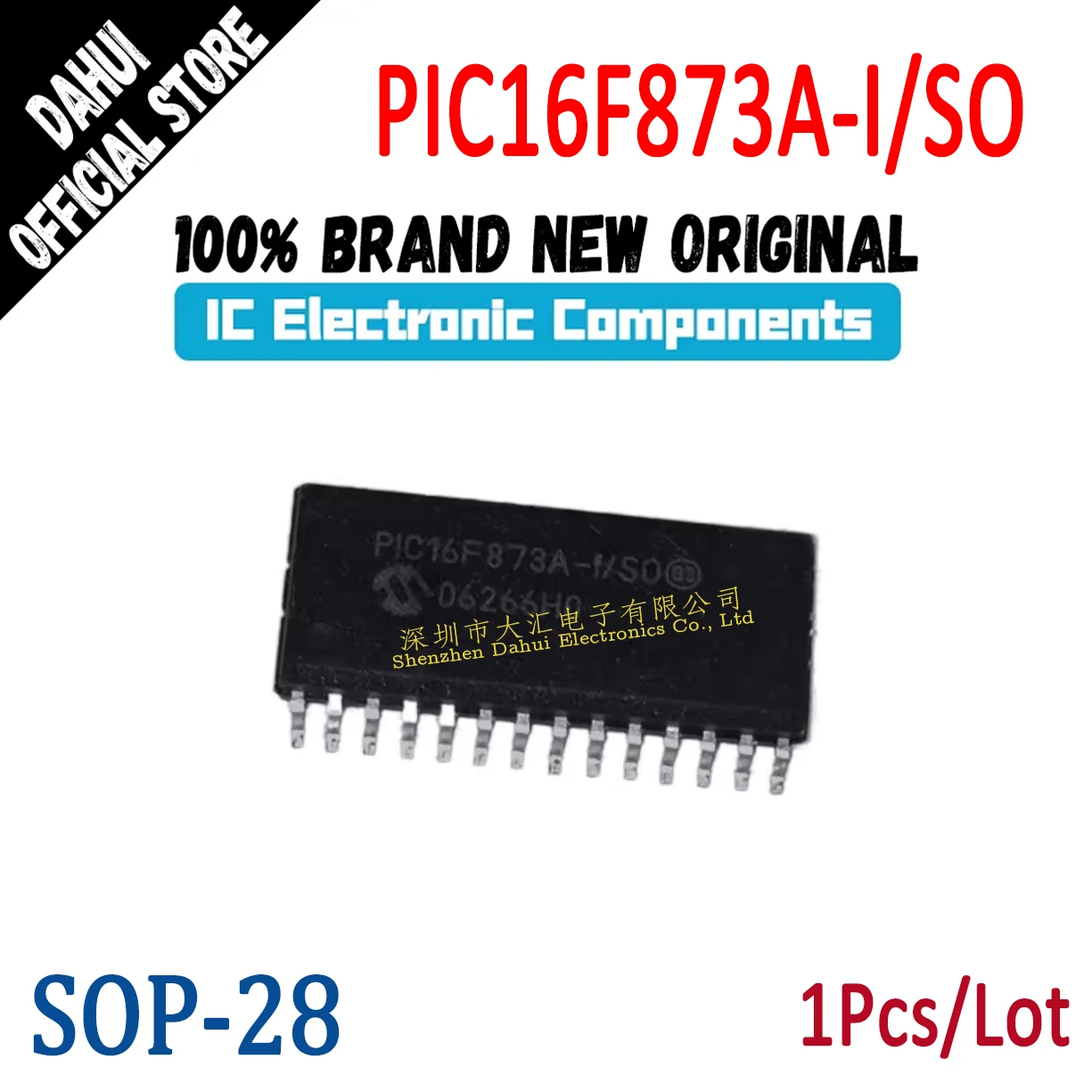 

PIC16F873A-I/SO PIC16F873A I SO SOP-28 Microcontroller chip IC new original