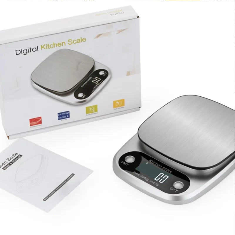 

5kg/10kg High Precision Kitchen Scale Electronic Jewelry Baking Scale Multifunction Measuring Tool Electronic Scale Lcd Display