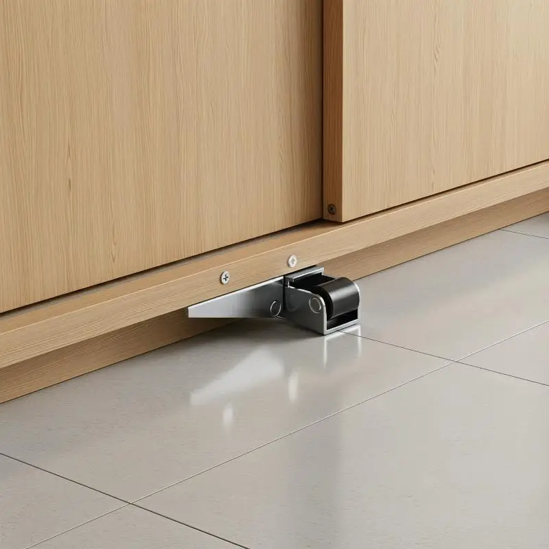 Directional Roller Support Wheels Set 2PCS Multi-function Furniture Side Mount for Smooth Sliding Drawers Cabinets