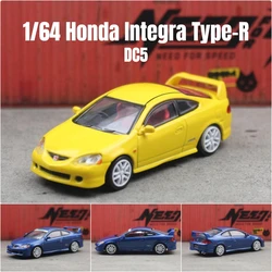 1/64 Honda Integra Type-R DC5 JDM Toy Car Model 1:64 Diecast Vehicle Miniature Zicn Alloy Shell Collection Gift For Children Kid