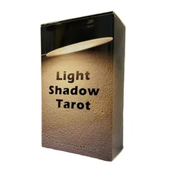 Karty Tarota Light and Shadow 78 Tarot Fortune Światło i Cień Wiadomości Angielskie talie tarota do gry planszowej Wróżenie losu