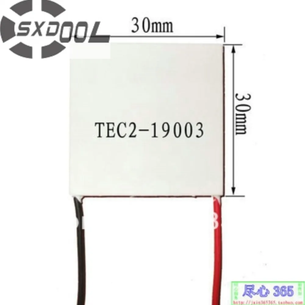 SXDOOL TEC Peltier TEC2-19003 15V 30 30 6mm Thermoelectric Cooler Module Manufacturers custom-made