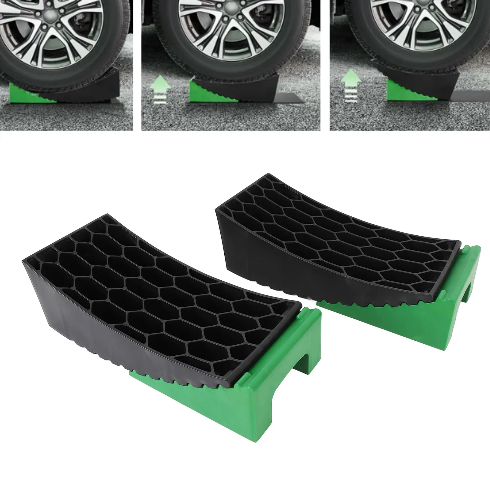 

Campervan Curved Leveler RV Curved Leveling Block Lightweight Versatile Pressure Proof with Anti Slip Pads for Travel Trailer