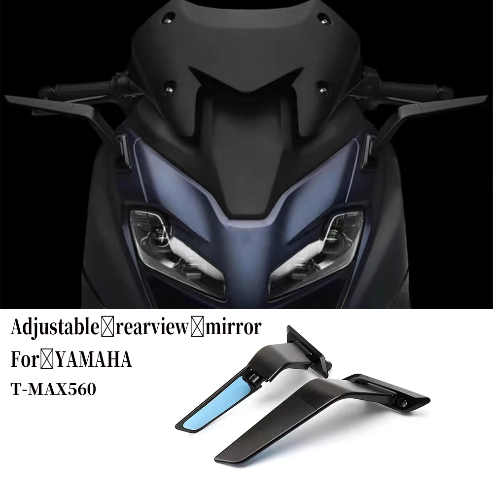 

Motorcycle for Yamaha TMAX 560 2022- 2024 new motorcycle accessories with adjustable rotating fixed wing rearview mirror Tunning