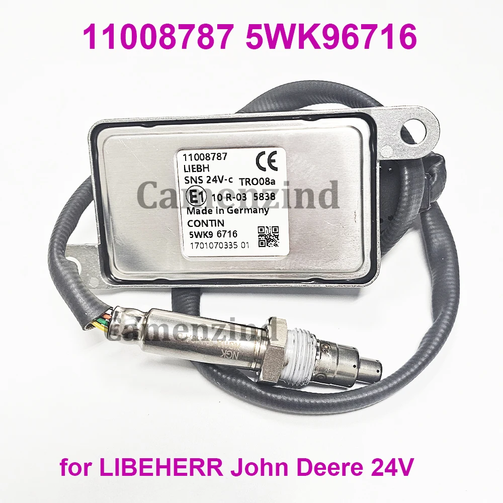 

High Quality 5WK96716 11008787 12412141 Nox sensor Nitrogen Oxygen Sensor 24V for LIBEHERR John Deere , Made In Germany
