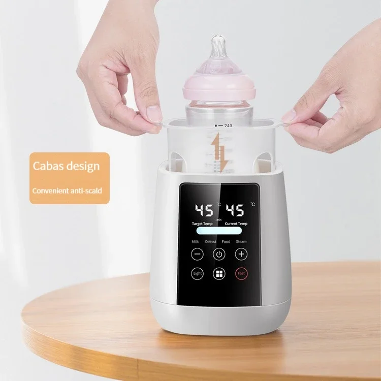 Bottle Warmer Water Bath Nutri Baby Bottle Warmer Fast Easy Milk Warmer for Breastmilk Formula Auto Timer Defrost Sterilize Keep