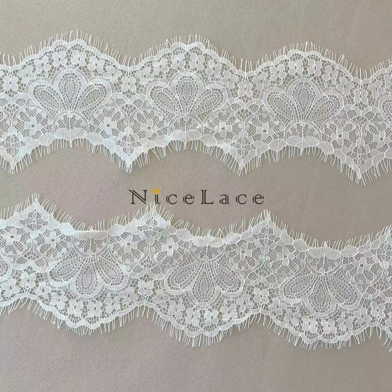 6yard/Lot Eyelashes Chantilly French Lace Trims Flowers Lace edge Diy Clothing Accessories 23cm Width Soft borders For Kids