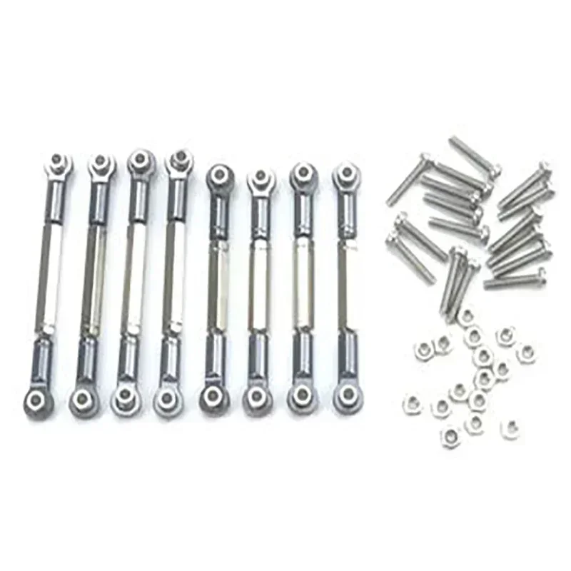 

Для WPL B1 B-1 B14 B-14 B24 B-24 C14 1/16 запасные части для радиоуправляемого автомобиля, обновленная металлическая тяга, рулевая тяга, сервопривод, основание тяги