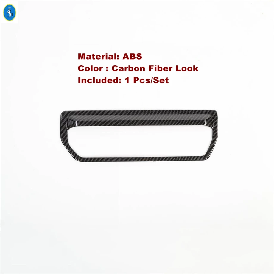 

Auto Dashboard Differential Control Decor Frame Cover Trim For Ford Bronco 2021 - 2024 Red / Carbon Fiber Interior Accessories
