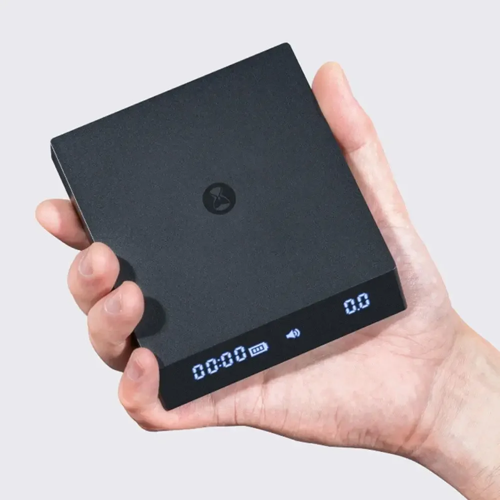 

TIMEMORE Black Mirror Nano Espresso Coffee kitchen scale new weighing panel with Time USB Light Mini Digital give the mat